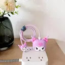 Kuromi Silicone Purple I Phone Charger Protecter