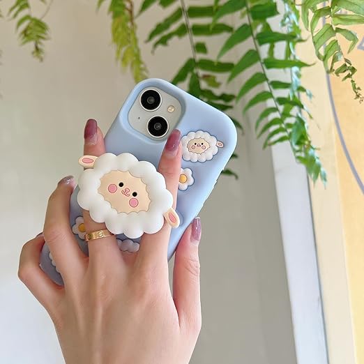 Silicone 3D Cartoon Back Case, Silicon Full Protective Shockproof Cover for iPhone
