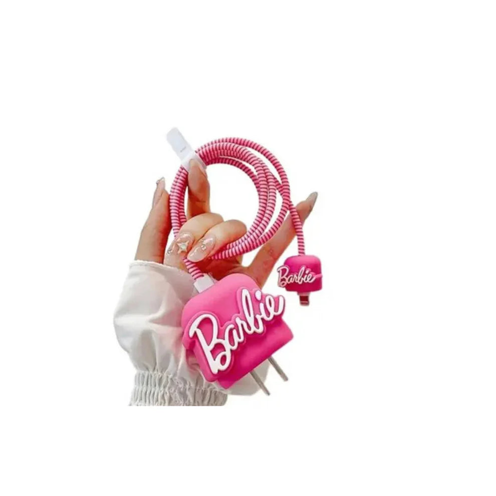 Barbie Silicon I Phone Charger Protecter