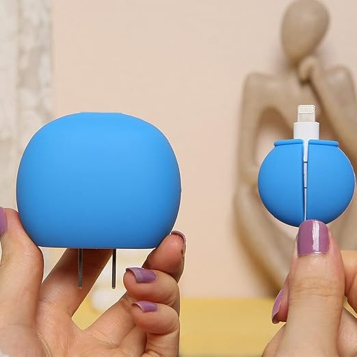 Doremon Silicone I Phone Charger Protecter