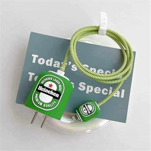 Heineken Silicone I Phone Charger Protecter