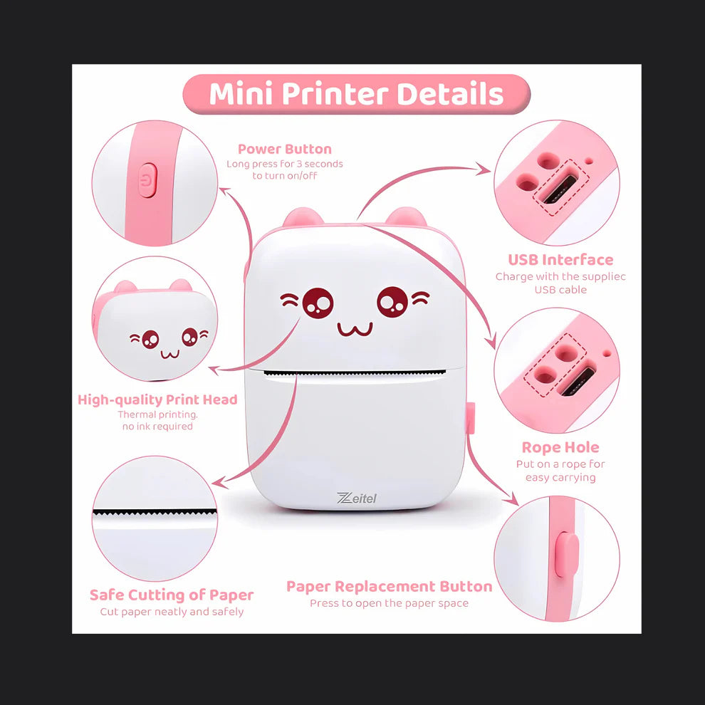 Kid’s Mini Bluetooth Thermal Printer