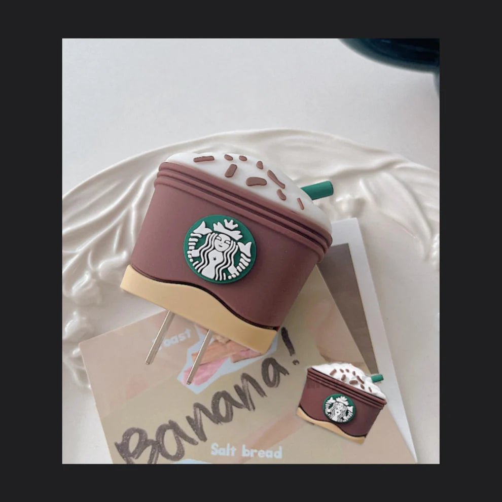 Starbuck Brown I Phone Charger Protecter