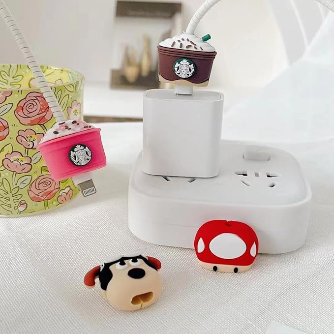 Starbuck Brown I Phone Charger Protecter
