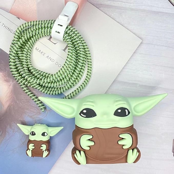 Yoda Silicone I Phone Charger Protecter