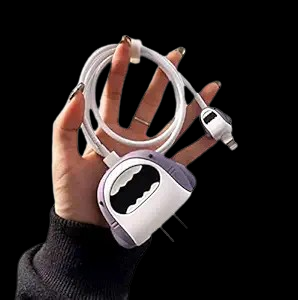Shark New design Silicon I Phone Charger Protecter