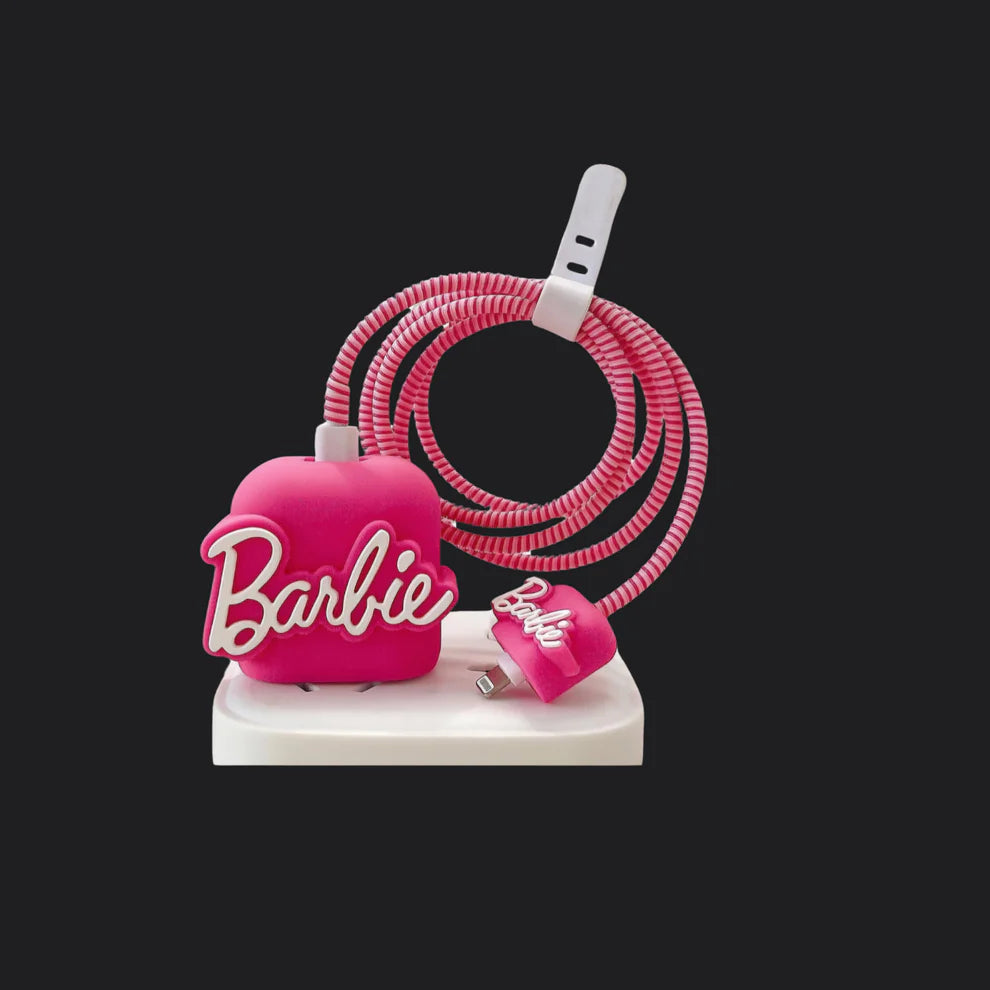 Barbie Silicon I Phone Charger Protecter