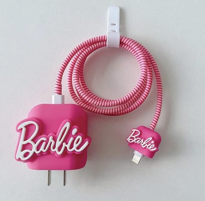 Barbie Silicon I Phone Charger Protecter