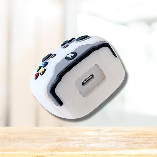 White Game Console Silicon I Phone Charger Protecter
