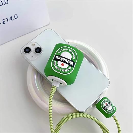 Heineken Silicone I Phone Charger Protecter