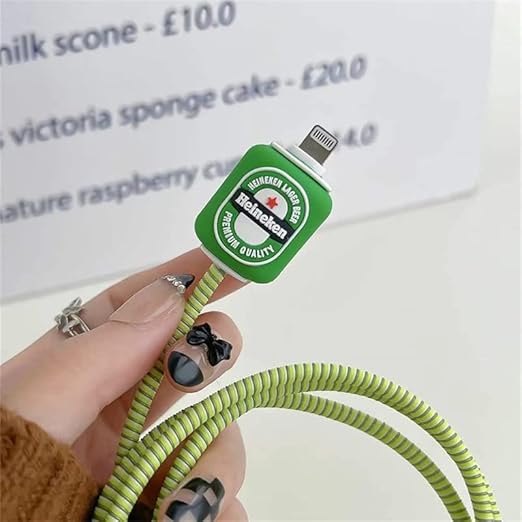 Heineken Silicone I Phone Charger Protecter