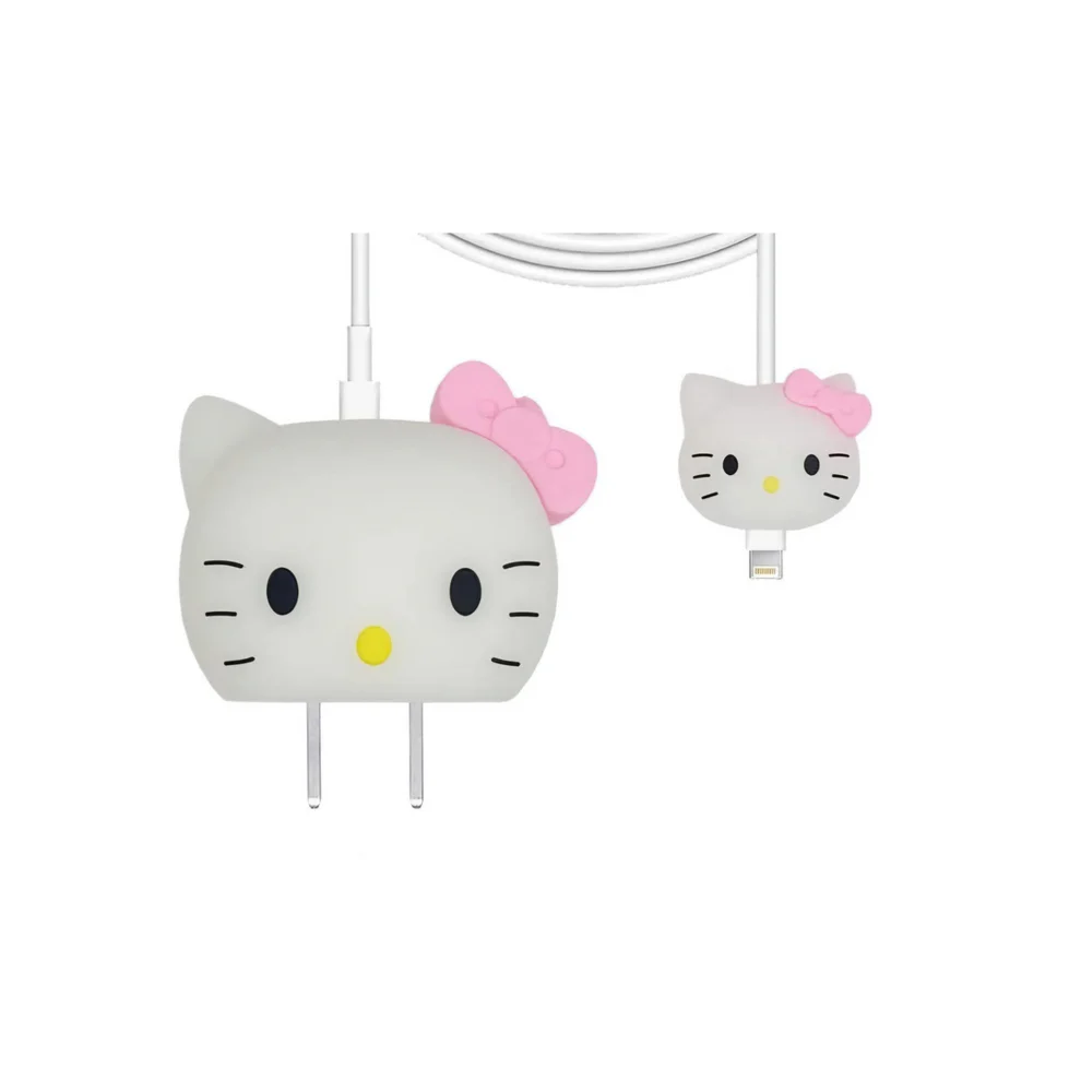 Kitty Silicon I Phone Charger Protecter