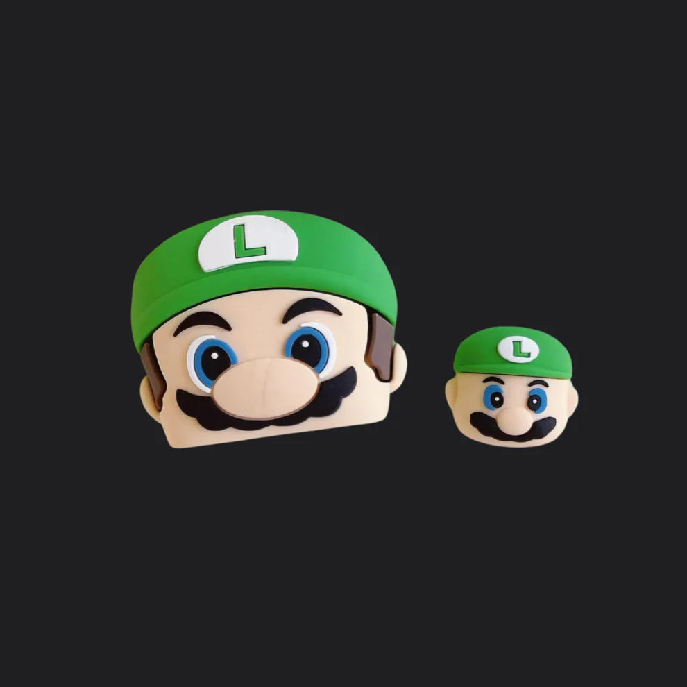 Mario Green Silicon I Phone Charger Protecter