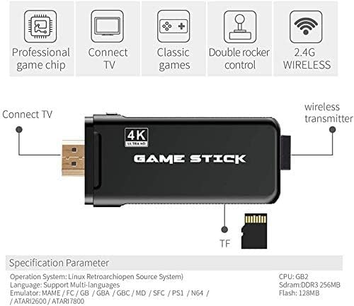 M8 wireless TV HD Retro Game [10000+ in 1]