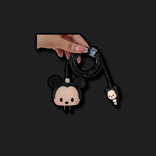 Micky Mouse Silicone I Phone Charger Protecter