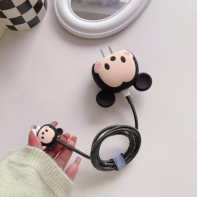 Micky Mouse Silicone I Phone Charger Protecter