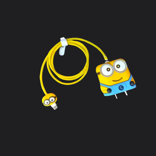 Minion Silicone I Phone Charger Protecter
