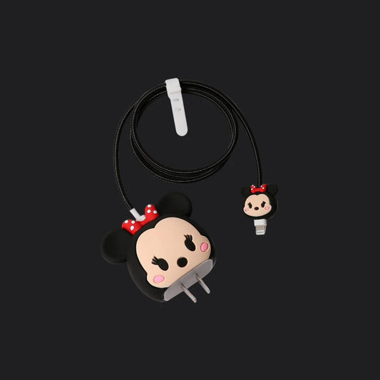 Micky Mice Silicone I Phone Charger Protecter