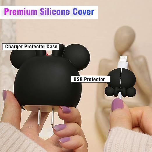 Micky Mice Silicone I Phone Charger Protecter