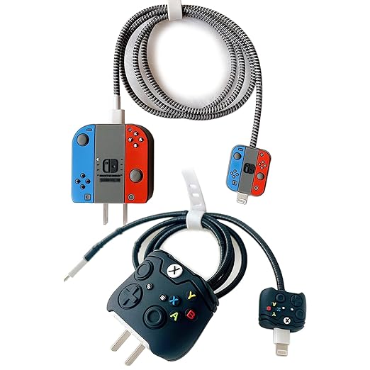 Retro Game Consol Silicone I Phone Charger Protecter