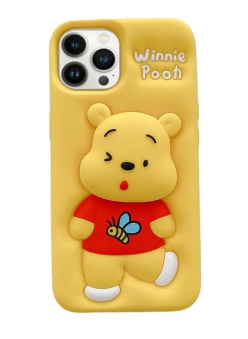 Winnie Pooh Cartoon Case, Full Protective Shockproof Cover for iPhone