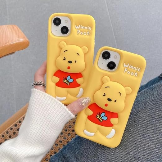 Winnie Pooh Cartoon Case, Full Protective Shockproof Cover for iPhone